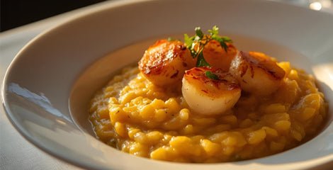 Creamy Butternut Squash and Scallop Risotto - City Seafood