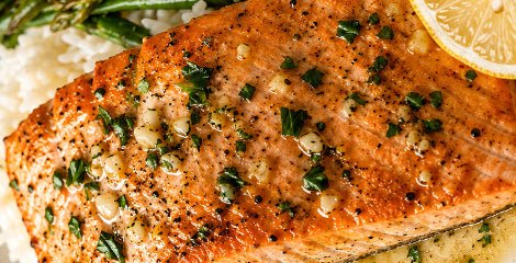 20-Minute Garlic Butter Salmon Recipe - City Seafood