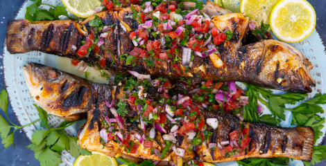 Grilled Whole Branzino Recipe