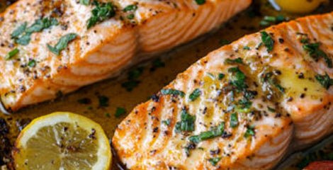 Lemon Garlic Baked Salmon - City Seafood