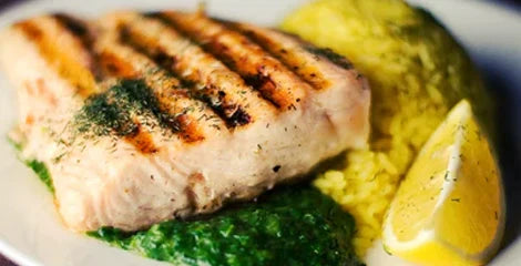 Grilled Garlic-Lemon Swordfish