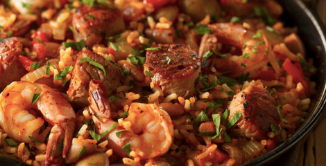 Andouille Sausage and Shrimp Jambalaya