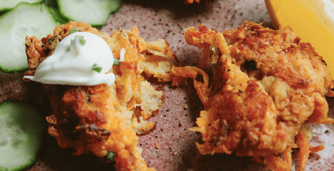 Salt Cod and Sweet Potato Latkes - City Seafood