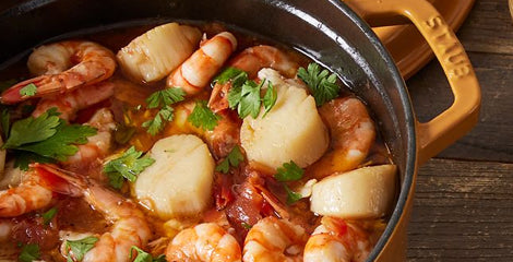 Rainy-Day Seafood Stew with Herbs & Cream