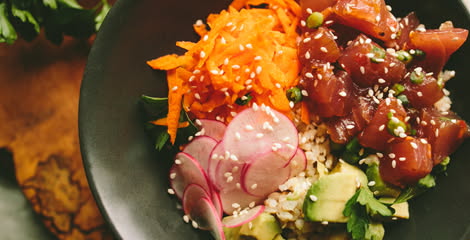 Fresh Tuna Poke Bowl
