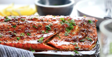 Whiskey Honey Smoked Salmon (4 oz)